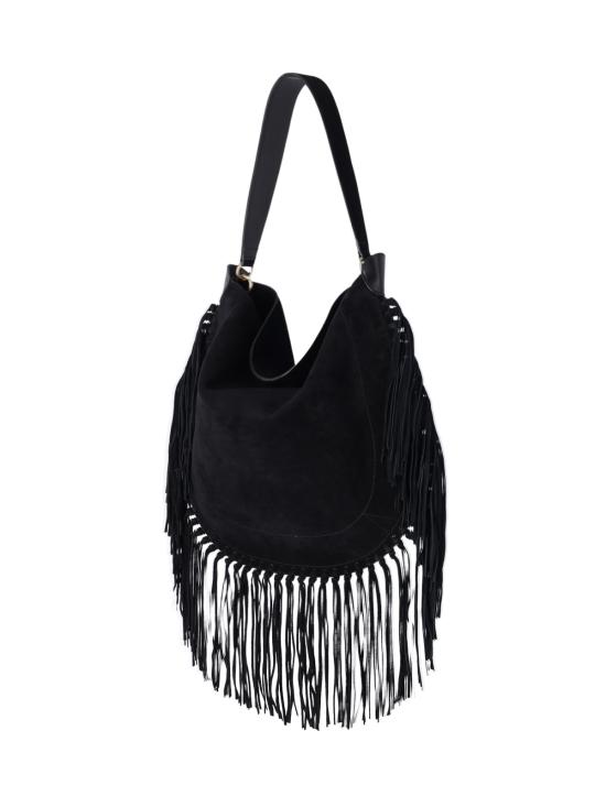 26FW 이자벨마랑 오스칸 프린지 디테일 스웨이드 호보백 PP0200FC C3C14M 01BK BLACK - ISABEL MARANT