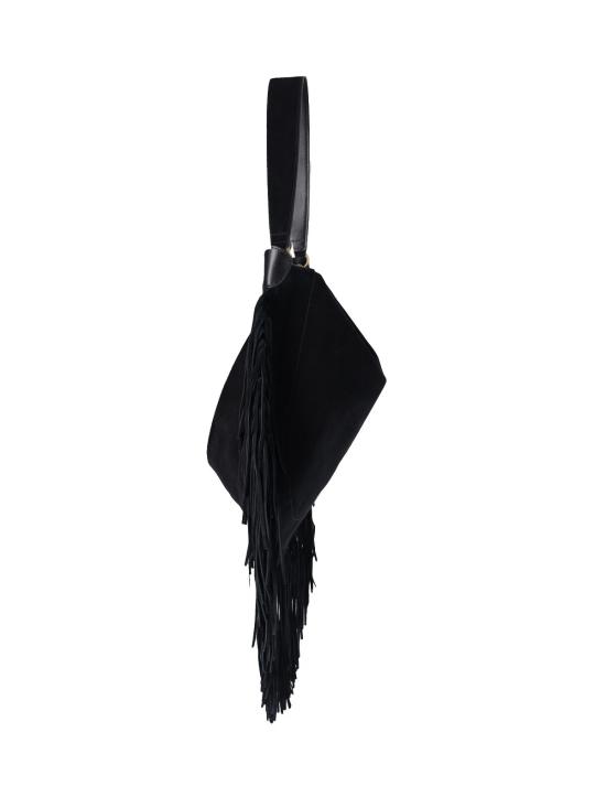 26FW 이자벨마랑 오스칸 프린지 디테일 스웨이드 호보백 PP0200FC C3C14M 01BK BLACK - ISABEL MARANT