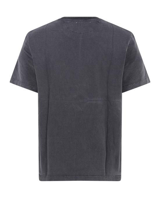 26FW 골든구스 골든 로고 프린트 반팔 티셔츠 GMP01220 P000671 60318 ANTHRACITE - GOLDEN GOOSE