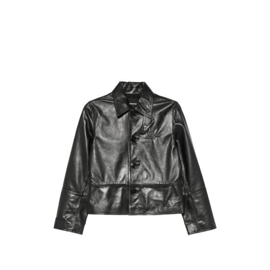 26FW 자딕앤볼테르 가죽 자켓 RWOW01288 BLACK