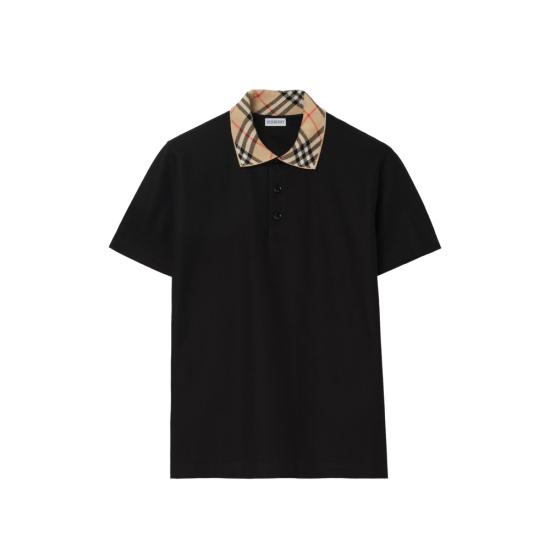 26FW 버버리 폴로 티셔츠 8126965 EVAN A1189 BLACK