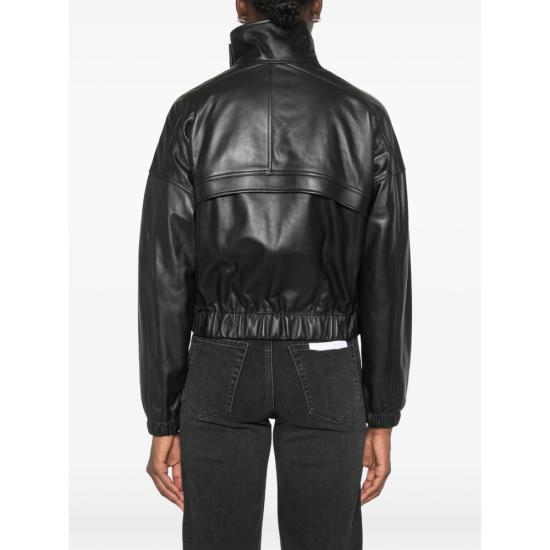 26FW 빈스 봄버 자켓 V201591085 001 BLACK - VINCE