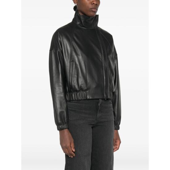 26FW 빈스 봄버 자켓 V201591085 001 BLACK - VINCE