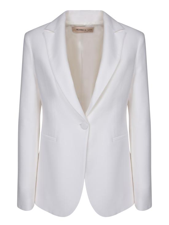 25FW 블랑카 비타 자켓 GELSEMY 9724 DIAMANTE White