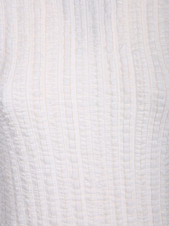 25SS 이세이 미야케 민소매 티셔츠 IM56FJ604 06 White - ISSEY MIYAKE