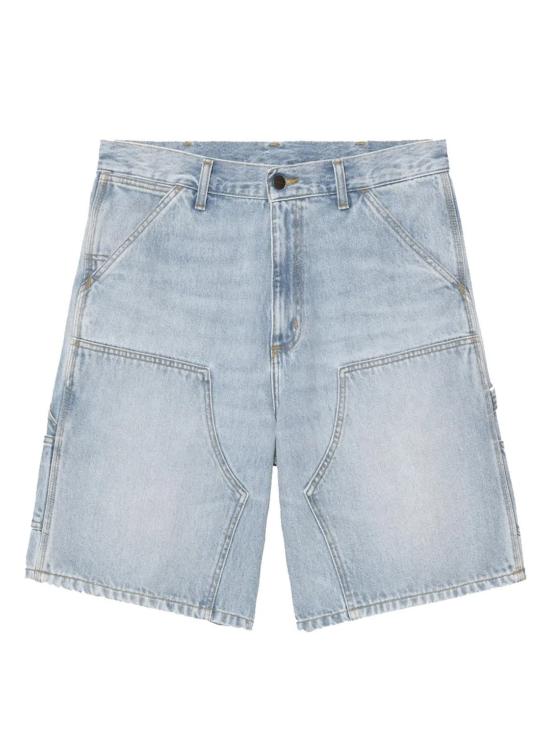 26SS 칼하트 WIP 더블 니 쇼츠 I034867 01 WU Blue