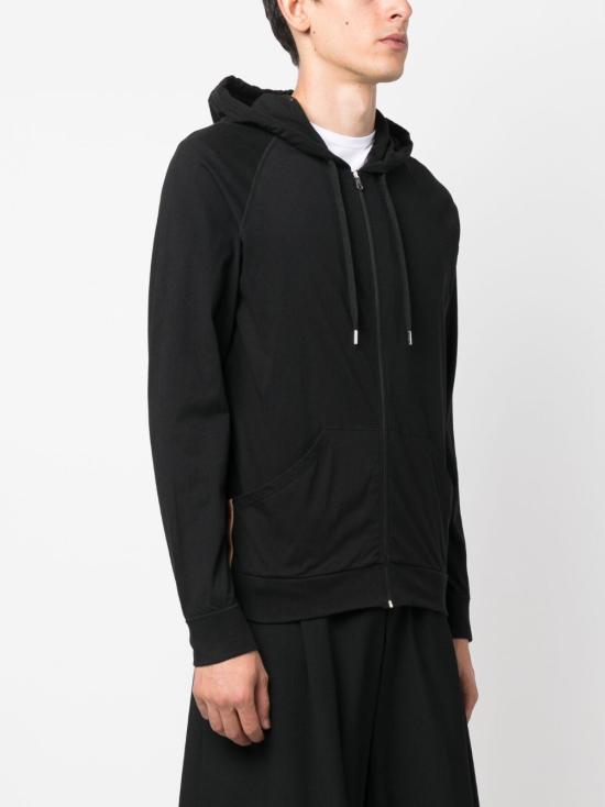 26FW 폴 스미스 코튼 저지 후드티 M1A500M AU279B79 BLACK - PAUL SMITH