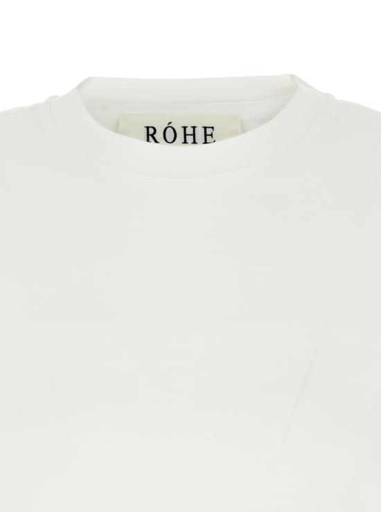 26FW 로에 반팔 티셔츠 41820042112 White - ROHE