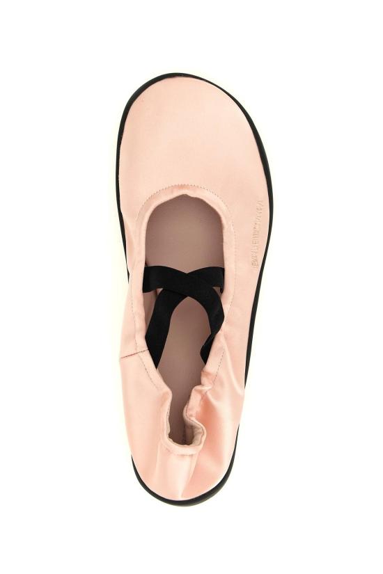 26SS 발렌시아가 시부야 발레리나 플랫슈즈 853993W2H8L 5231 PINK BLACK - BALENCIAGA
