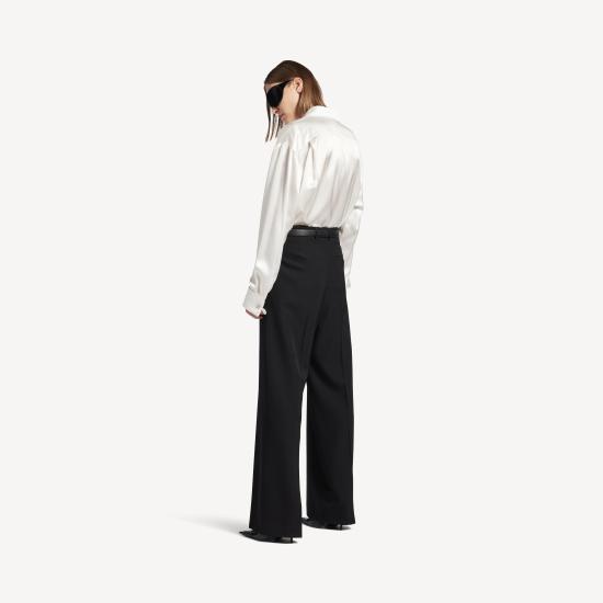 26SS 발렌시아가 라지 테일러드 팬츠 857617TNT39 1000 BLACK - BALENCIAGA