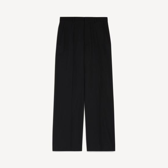 26SS 발렌시아가 라지 테일러드 팬츠 857617TNT39 1000 BLACK