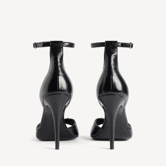 26SS 발렌시아가 시티 업타운 샌들 854007WAD4Y 1080 BLACK SILVER - BALENCIAGA