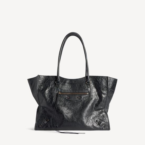 26SS 발렌시아가 르 시티 토트백 미디움 8518182ABEK 1000 BLACK