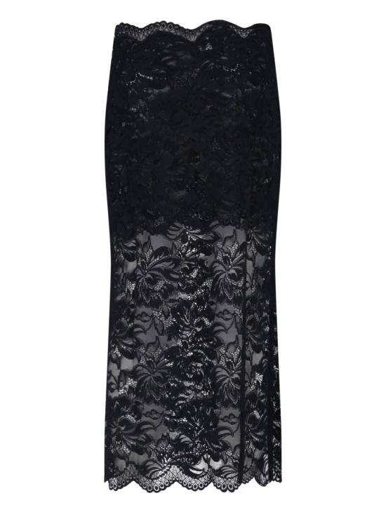 26FW 파코라반 미디 스커트 24AJJU598PA0170 P001 BLACK - PACO RABANNE