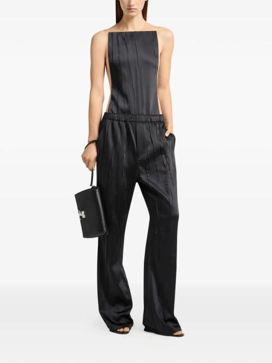 26FW 쿠레쥬 바디수트 티셔츠 424JBD112PL02809999 Black - COURREGES