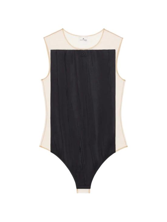 26FW 쿠레쥬 바디수트 티셔츠 424JBD112PL02809999 Black