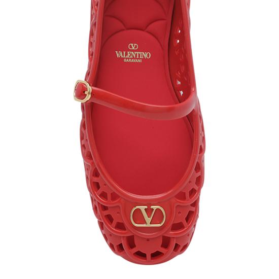 26FW 발렌티노 가라바니 플랫 슈즈 S0PV9RMC RDU RED - VALENTINO GARAVANI