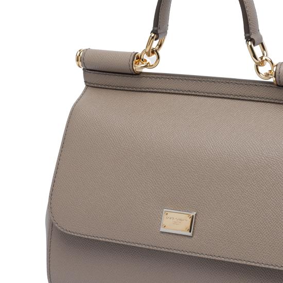 26FW 돌체앤가바나 라지 시실리 핸드백 BB6002 B100180045 Grey - DOLCE & GABBANA
