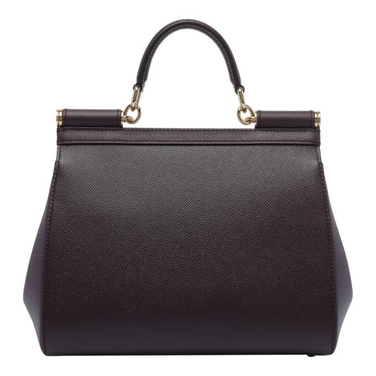 26FW 돌체앤가바나 라지 시실리 핸드백 BB6002 B10018M073 Brown - DOLCE & GABBANA