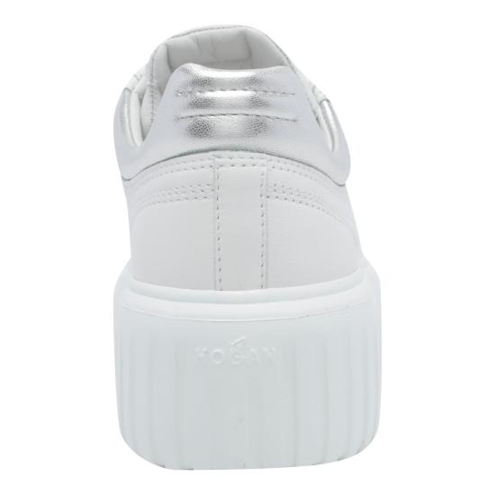 26FW 호간 H-스트라이프 스니커즈 HXW6450FC60 KU00351 White - HOGAN