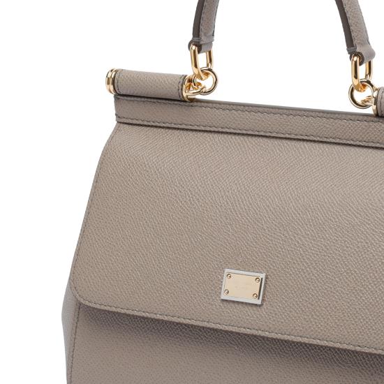 26FW 돌체앤가바나 미디움 시실리 핸드백 BB6003 B100180045 Grey - DOLCE & GABBANA