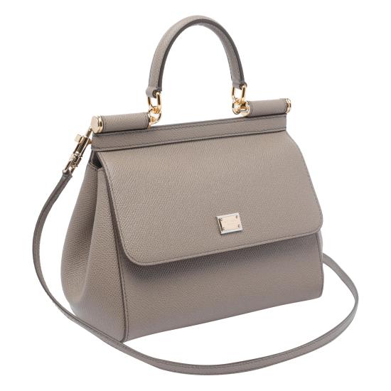 26FW 돌체앤가바나 미디움 시실리 핸드백 BB6003 B100180045 Grey - DOLCE & GABBANA