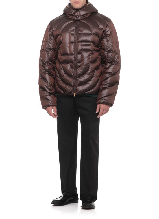 26FW 카사블랑카 숏패딩 MPF26OT22702 NYLON Brown - CASABLANCA