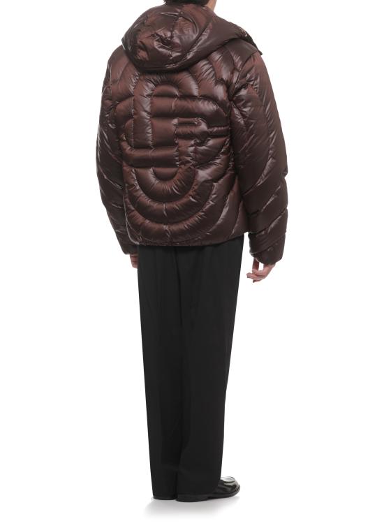 26FW 카사블랑카 숏패딩 MPF26OT22702 NYLON Brown - CASABLANCA