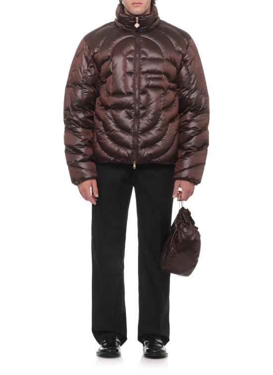 26FW 카사블랑카 숏패딩 MPF26OT22702 NYLON Brown - CASABLANCA