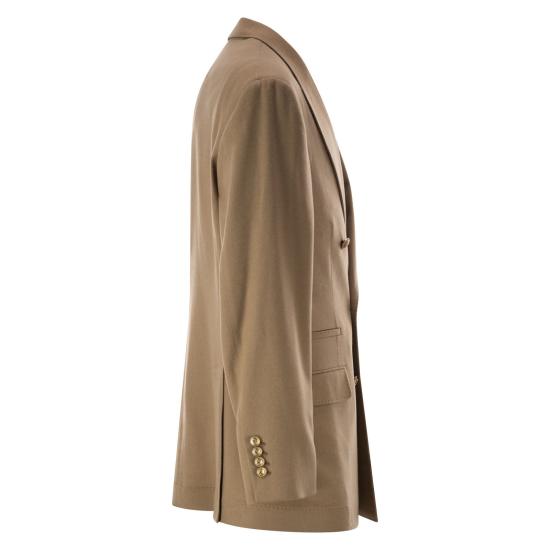 26FW 브루넬로 쿠치넬리 수트 MV4378BPCG CAMEL - BRUNELLO CUCINELLI