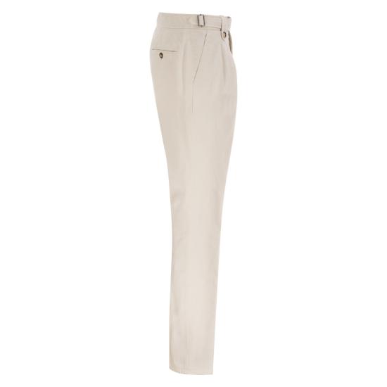 26FW 브루넬로 쿠치넬리 스트레이트 팬츠 M246NM5010 WHITE - BRUNELLO CUCINELLI