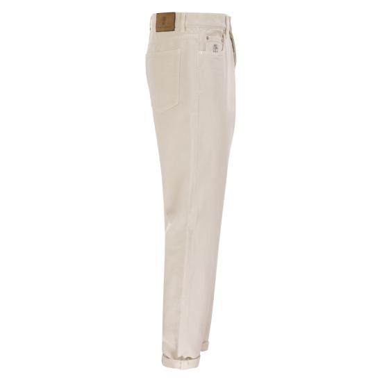 26FW 브루넬로 쿠치넬리 스트레이트 팬츠 M237PO2090 ICE - BRUNELLO CUCINELLI