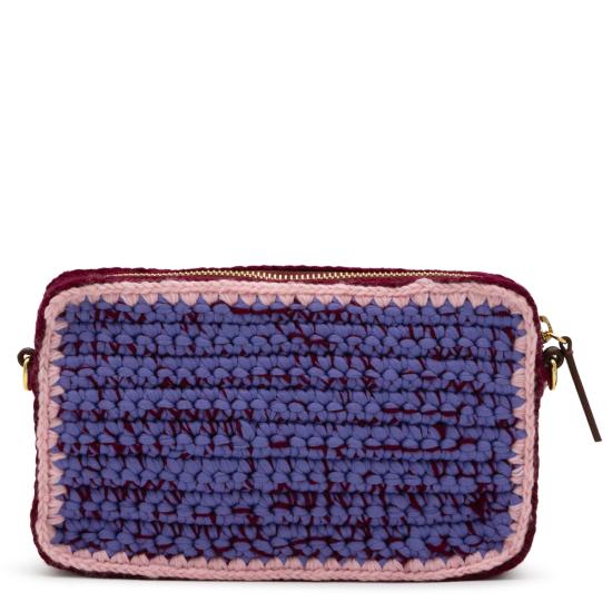 26FW 마르니 클러치/파우치 SBMP0276U1 P9281ZP268 RUBY WINE PEACHSKIN DAYBREAK - MARNI