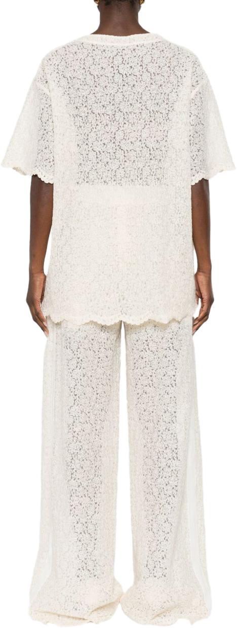 26SS 에르마노 설비노 탑 D482L342EQF20304 WHITE - ERMANNO SCERVINO