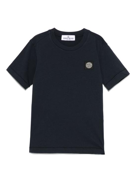 26FW [키즈] 스톤 아일랜드 티셔츠 2100002 S0047V0020 BLU - STONE ISLAND