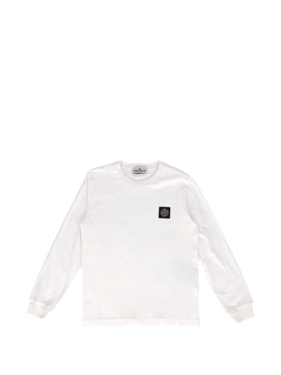 26FW [키즈] 스톤 아일랜드 티셔츠 2100002 S0047V0001 BIANCO - STONE ISLAND