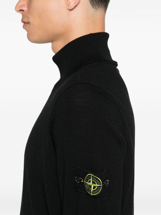 26FW 스톤 아일랜드 스웨터 5100025 S00C4V0029 Nero - STONE ISLAND