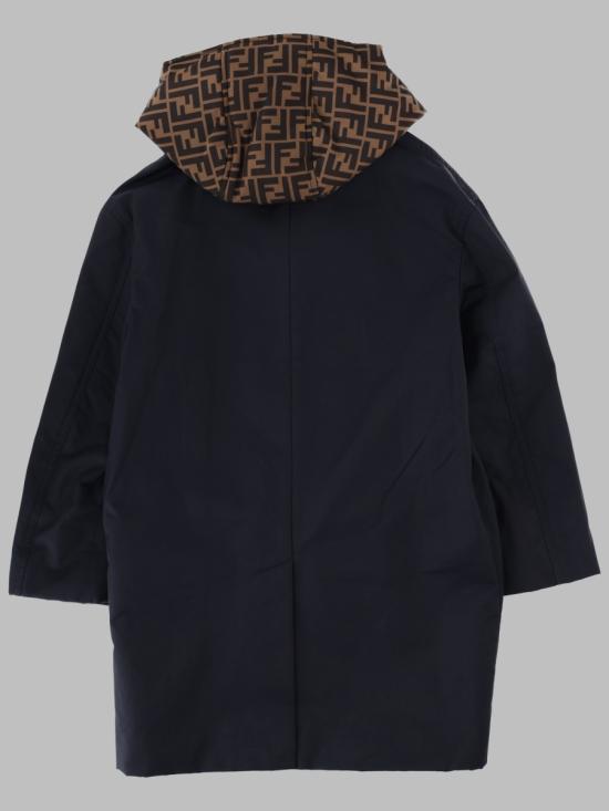 26FW [키즈] 펜디 트렌치 코트 JMA233K AG1WF0QB0 BLUE - FENDI
