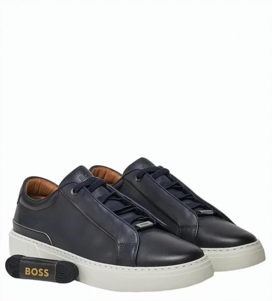  보스 스니커즈 50546855 GARY TENN BUAMF 401 Black - BOSS