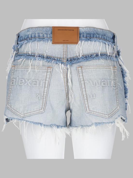 26FW 알렉산더 왕 숏팬츠 4DC3264133 470D BLUE - ALEXANDER WANG