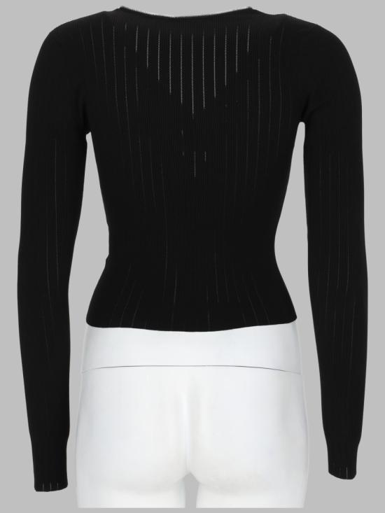 26FW 알렉산더 왕 스웨터 1KC3263062 001 BLACK - ALEXANDER WANG
