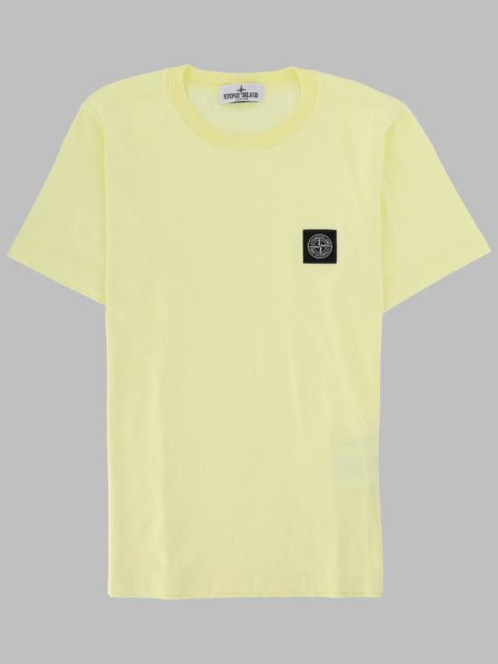 26FW [키즈] 스톤 아일랜드 티셔츠 L2S162100003K S0047V003C YELLOW