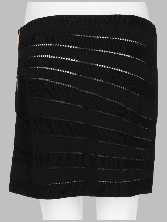26FW 발망 스커트 HF1LA695KK34 0PA BLACK - BALMAIN
