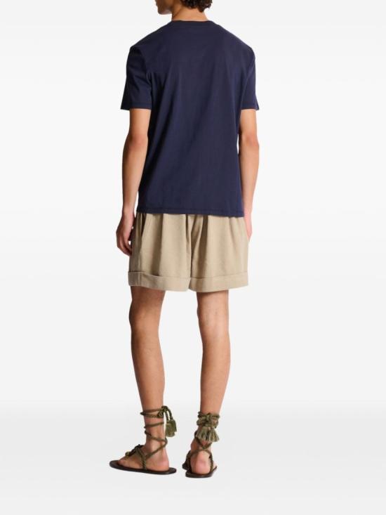 26SS 발망 반팔 티셔츠 GH0EG000GF57 SFQ Blue - BALMAIN