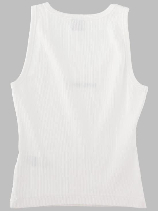 26FW 카사블랑카 탑 W PF26 JTS 039 02WHITE - CASABLANCA