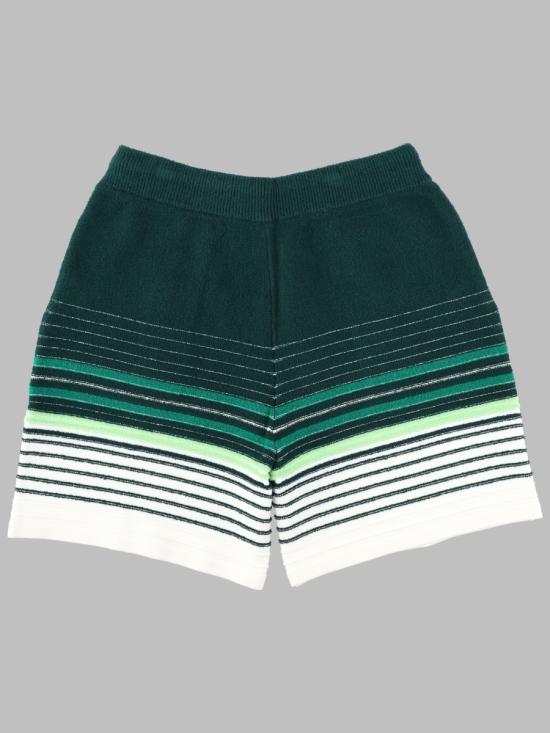26FW 카사블랑카 숏팬츠 M PF26 KW 1423 01WHITE GREEN - CASABLANCA