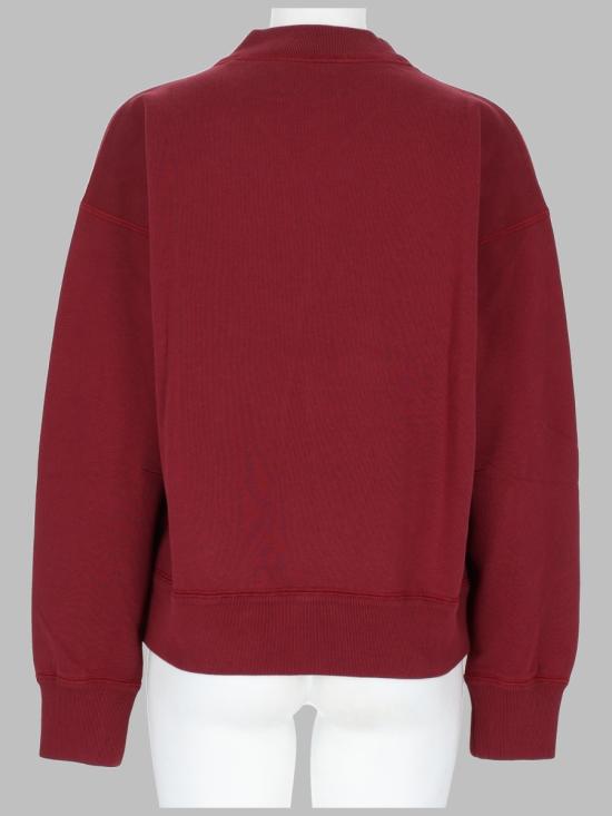26FW 이자벨마랑에뚜왈 모비 로고 스웨트셔츠 SW0003FA A1M07EBYBY BORDEAUX - ISABEL MARANT ETOILE