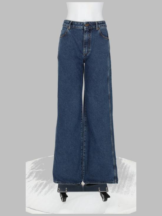 26FW 발망 데님 팬츠 HF1MI052DG08 6EX DENIM