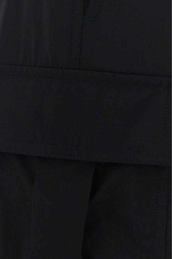  보테가베네타 스트레이트 팬츠 보테가 베네타 울 카고 팬츠 블랙 - BOTTEGA VENETA