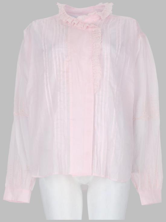 26FW 이자벨마랑에뚜왈 블라우스/셔츠 HT0918FA D3J10E40LK PINK